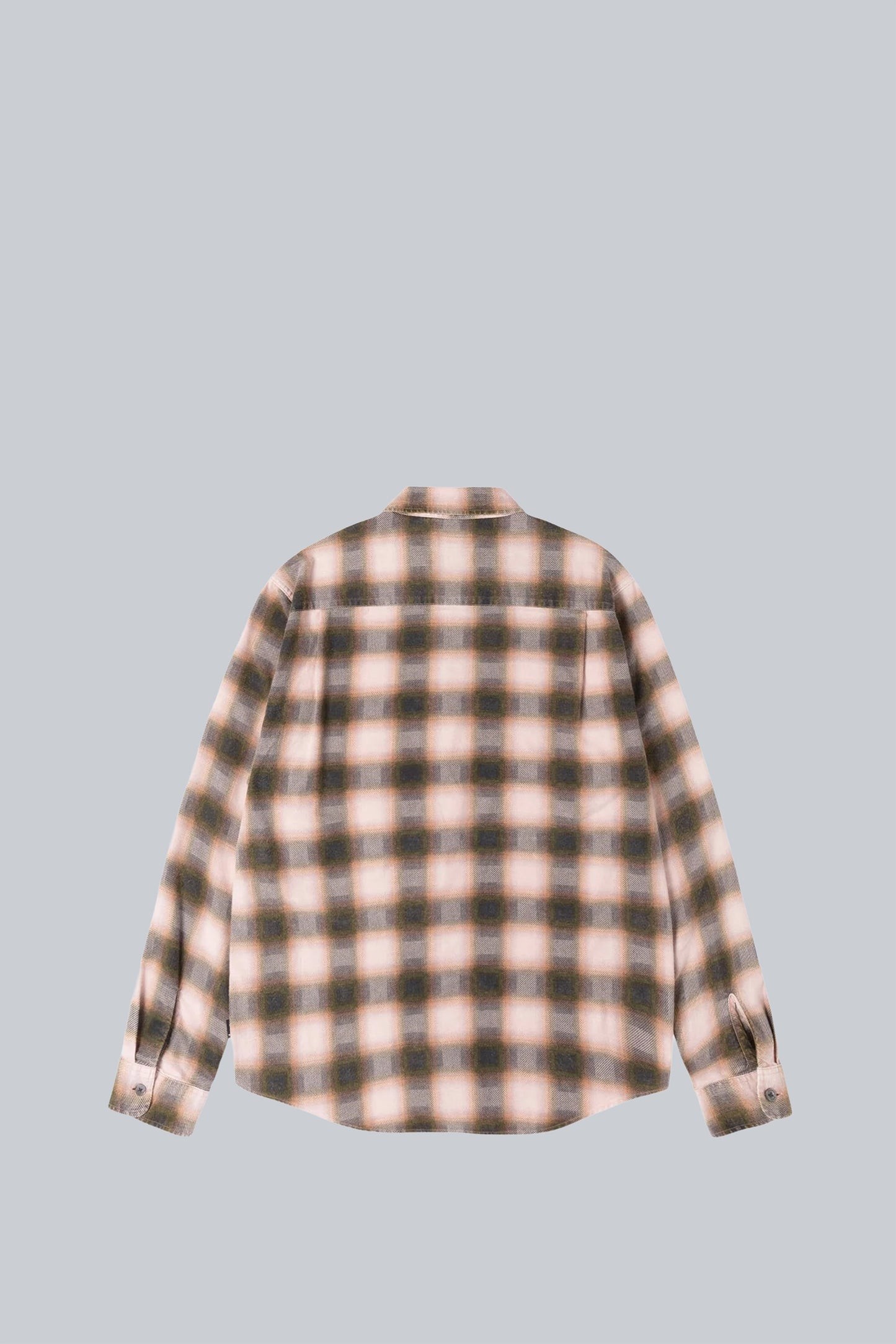 STUSSY JUNE PLAID SHIRT ROSE