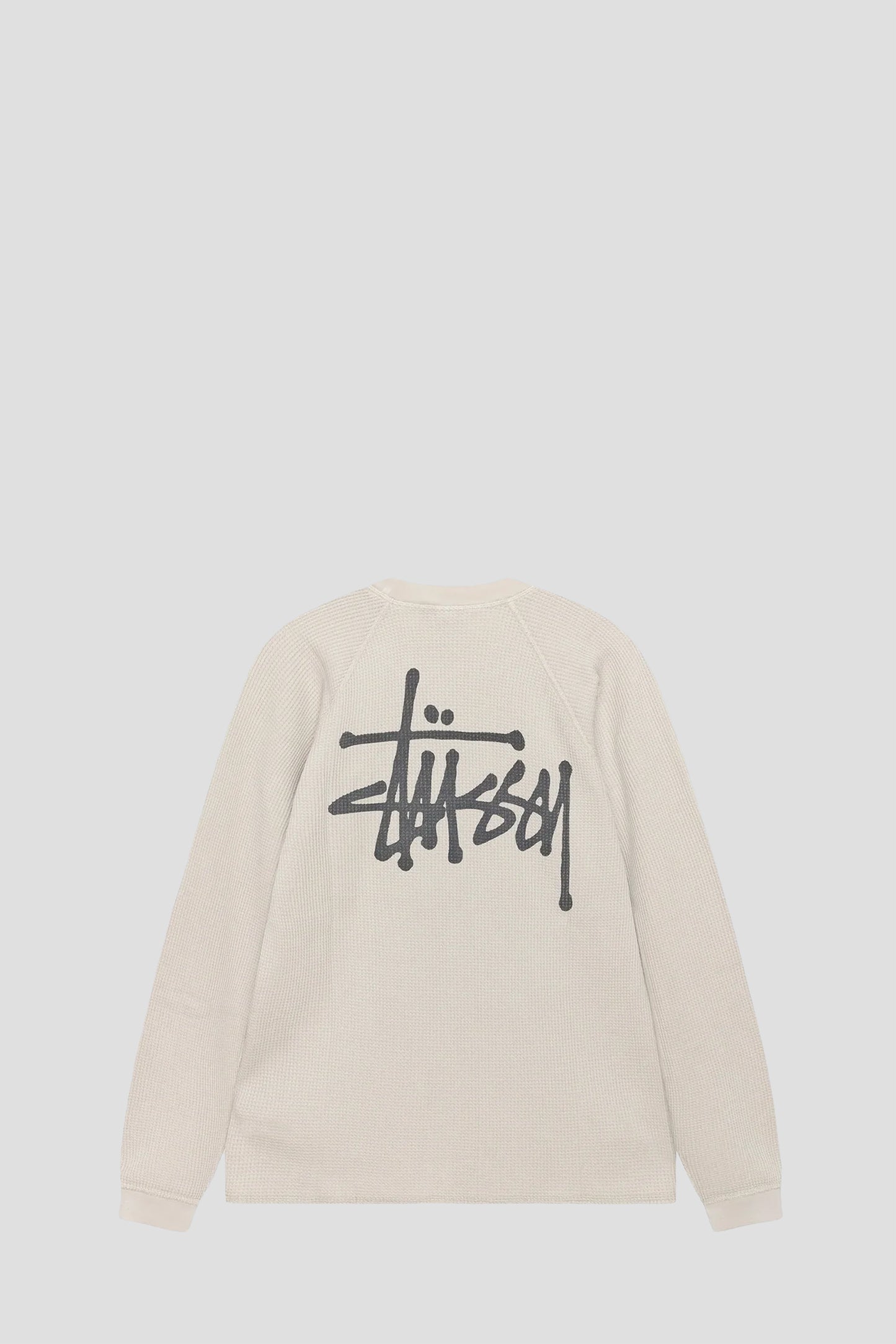 STUSSY RAGLAN THERMAL LONGSLEEVE BONE