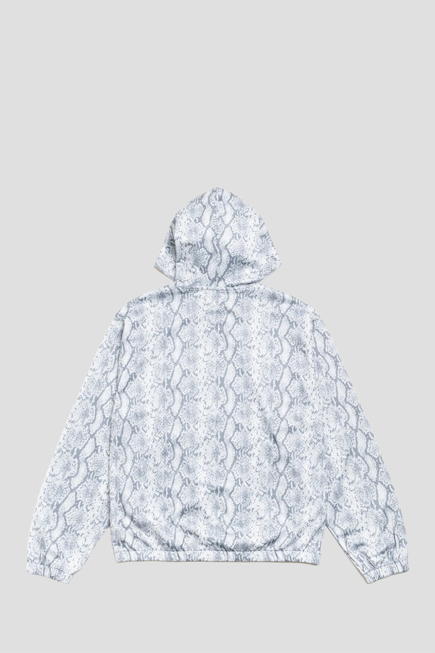 STUSSY ATHLETIC MESH ZIP HOOD SNAKE