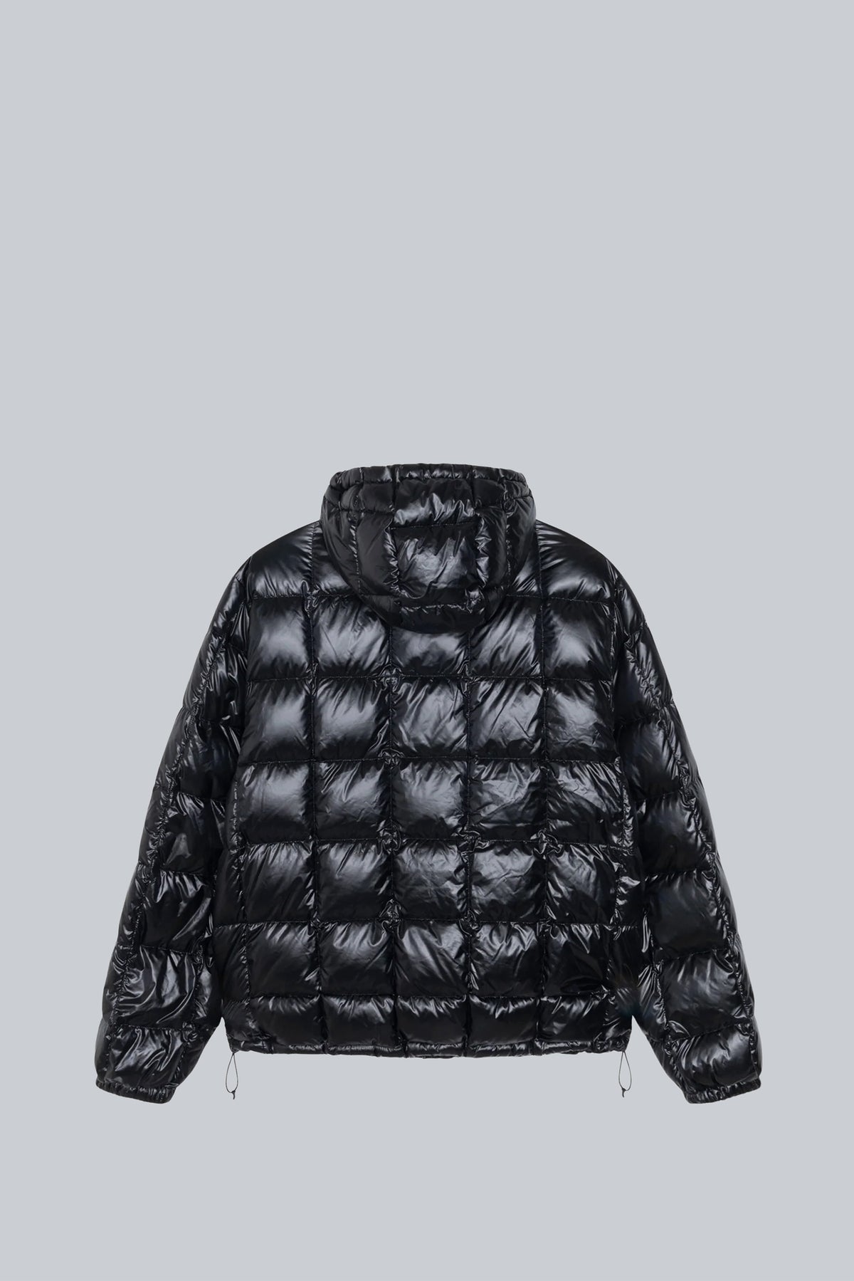 STUSSY MIDWEIGHT HOODED PUFFER JACKET BLACK