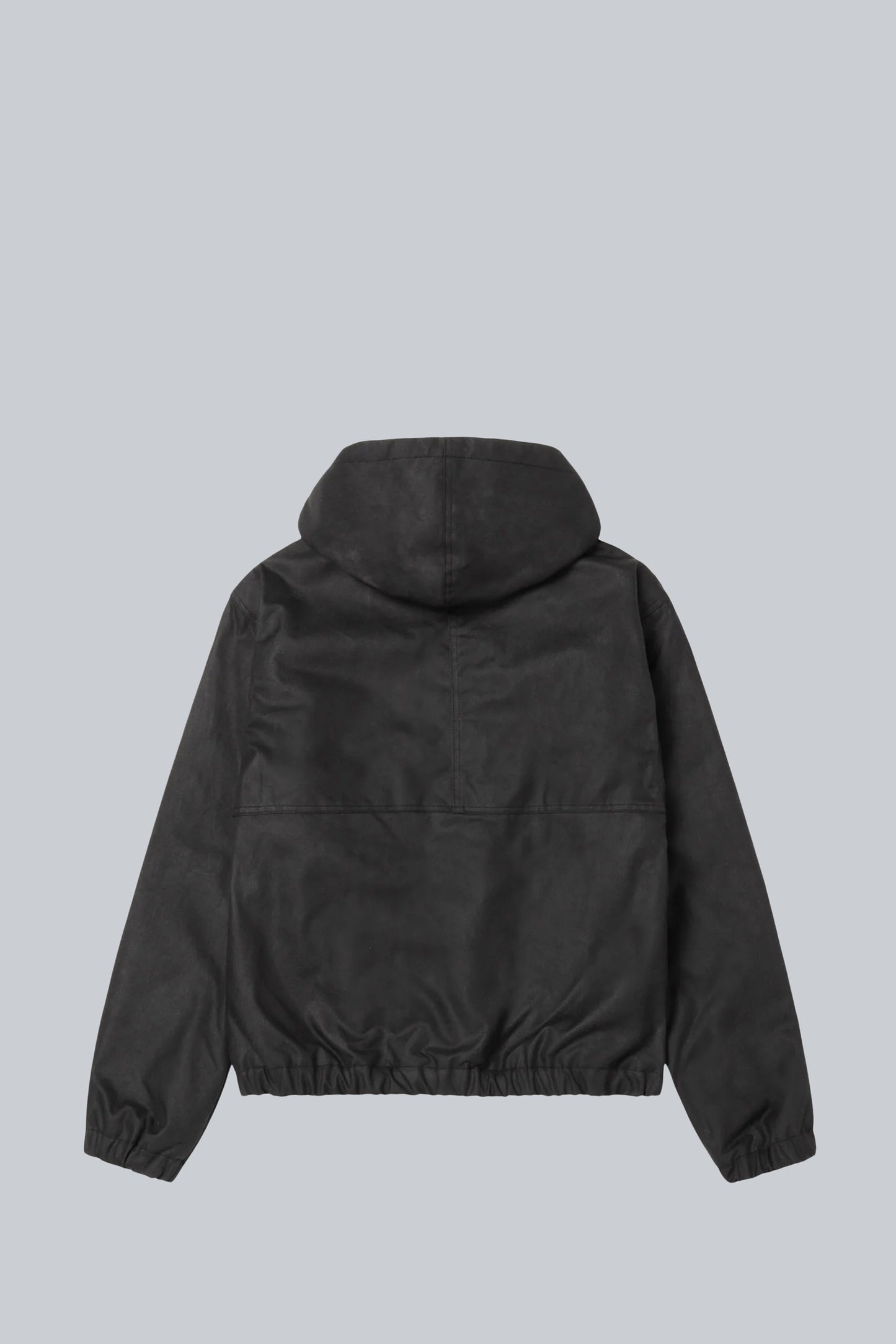 STUSSY WORK JACKET WAXED COTTON BLACK