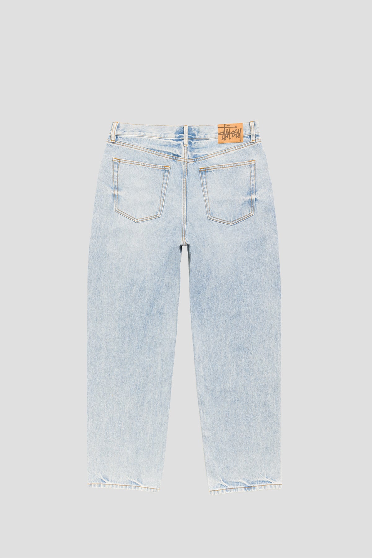 STUSSY BIG OL JEANS LIGHT WASH INDIGO
