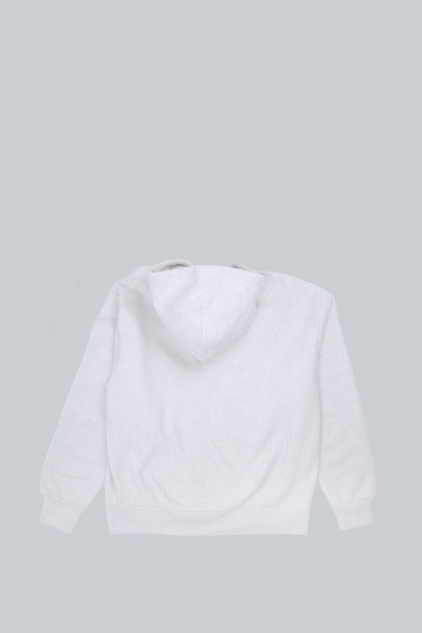 STUSSY BRASS ZIP KNIT HOOD ASH HEATHER