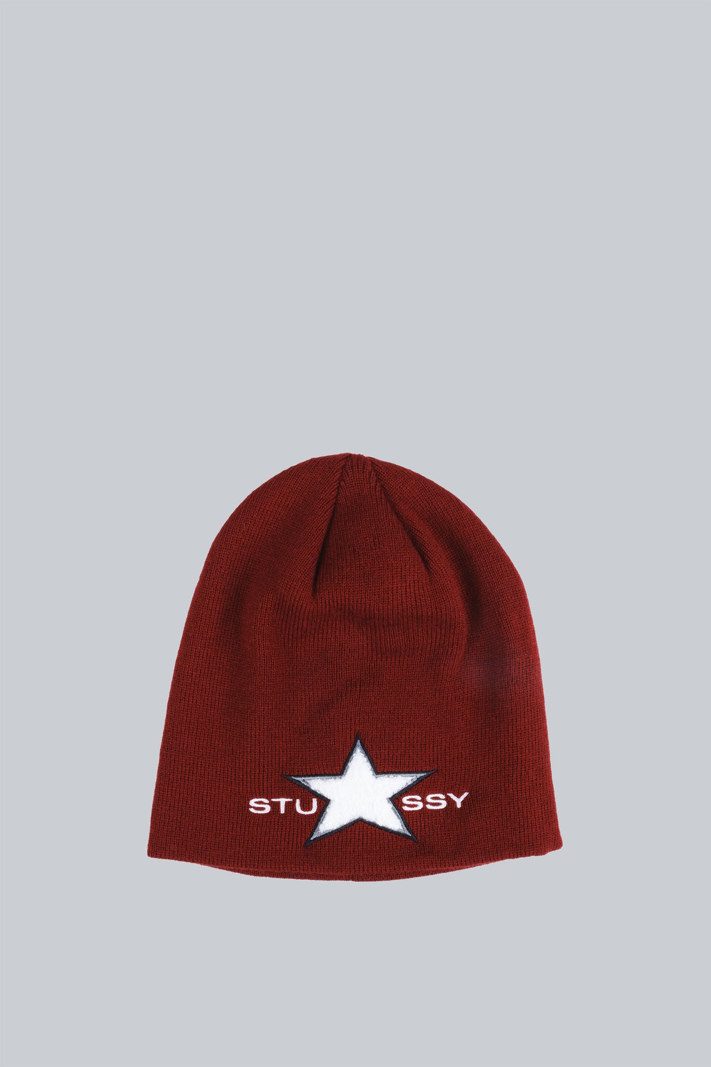 STUSSY SKULLCAP CHENILLE WINE