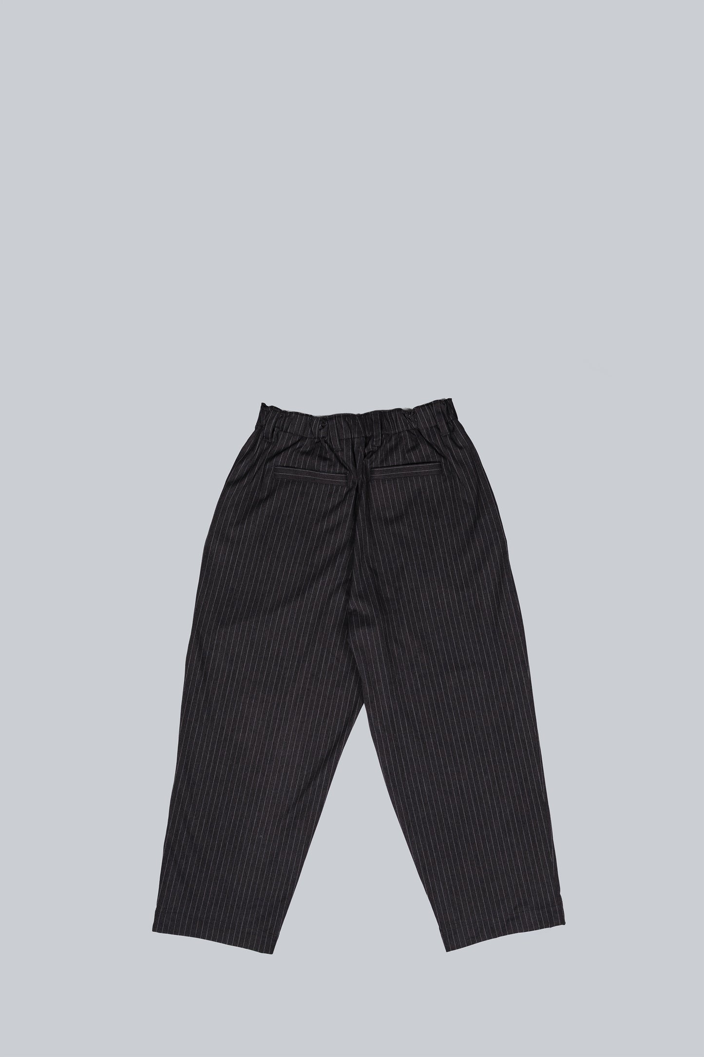 METALWOOD ELASTIC WAIST BAGGY PANT BLACK