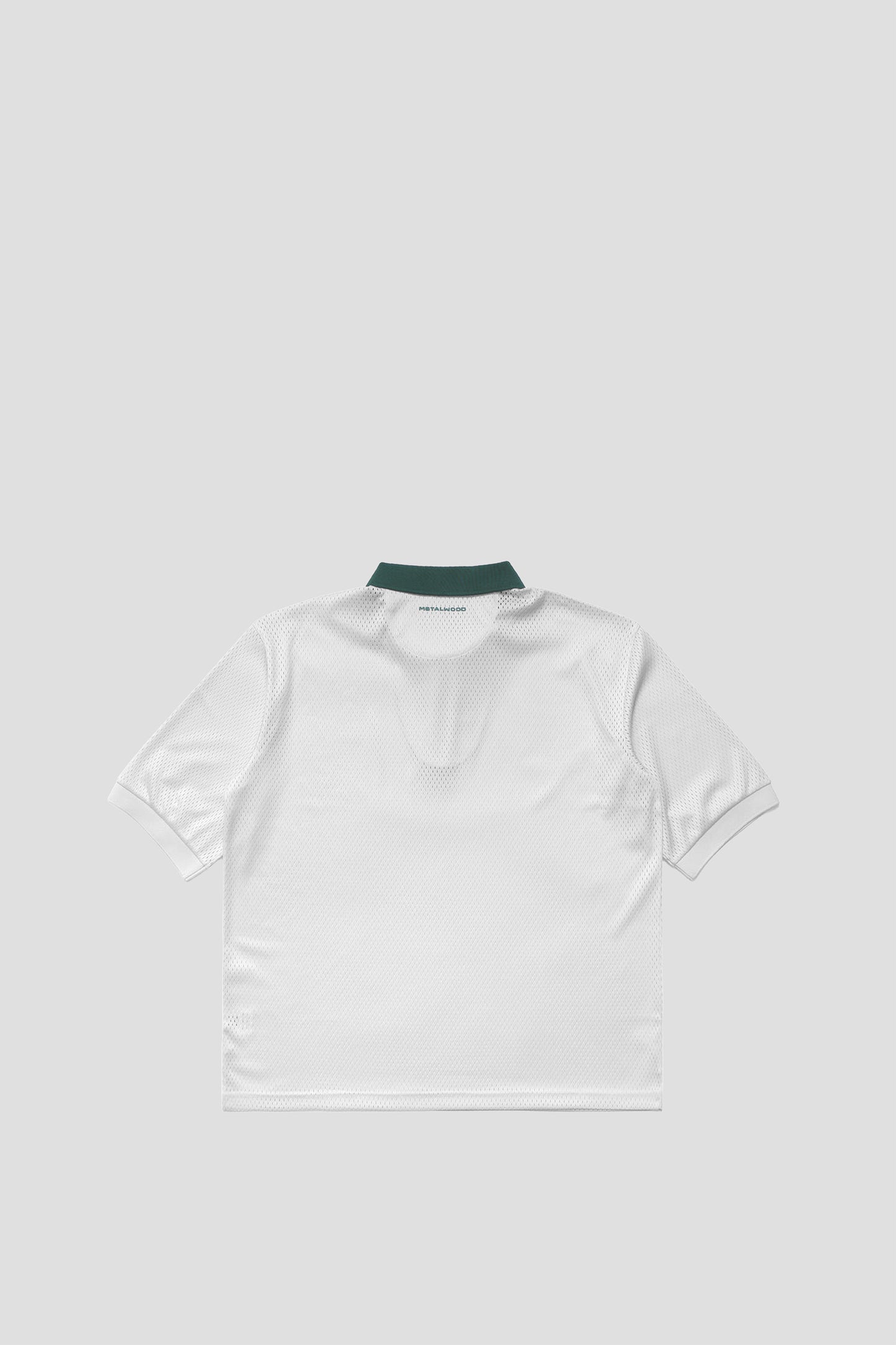METALWOOD QUARTER ZIP JERSEY POLO NATURAL