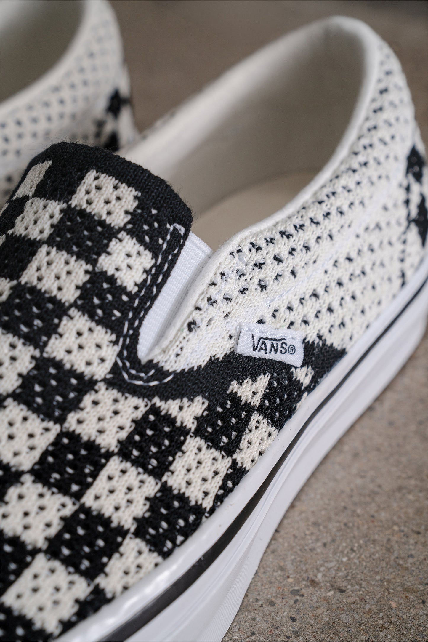 VANS SLIP-ON REISSUE 98 LX ENGINEERED KNIT CHECKERBOARD