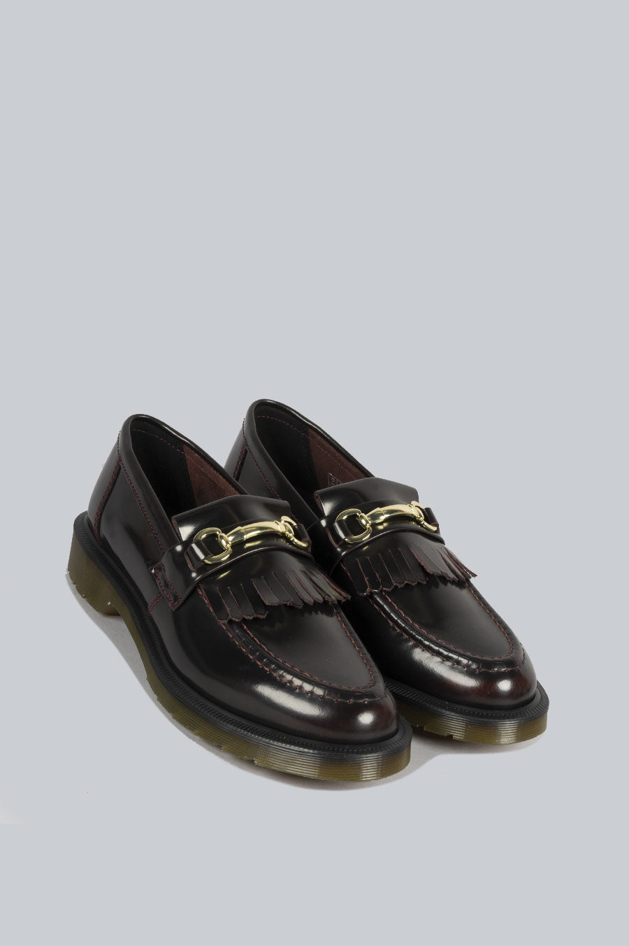 DR MARTENS ADRIAN SNAFFLE SMOOTH LEATHER KILTIE LOAFERS