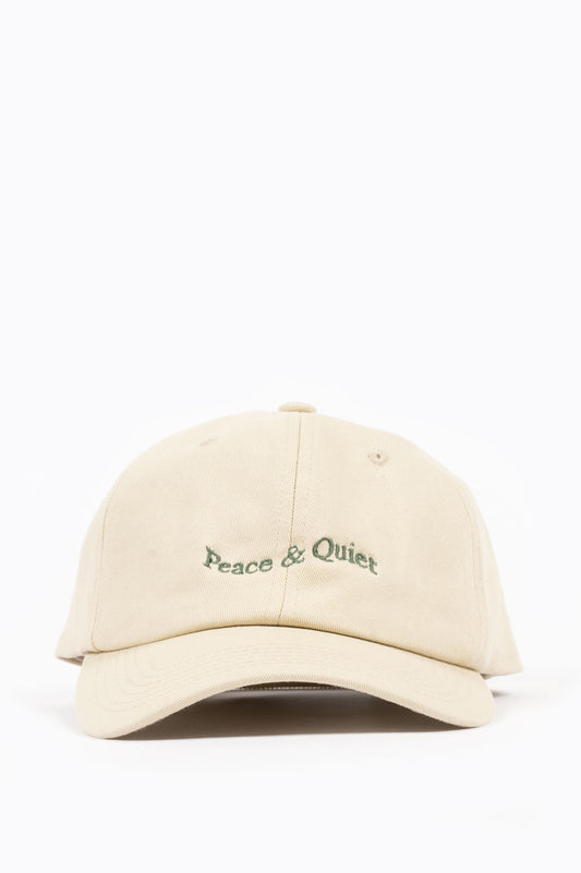 THE MUSEUM OF PEACE AND QUIET MICRO WORDMARK HAT BONE
