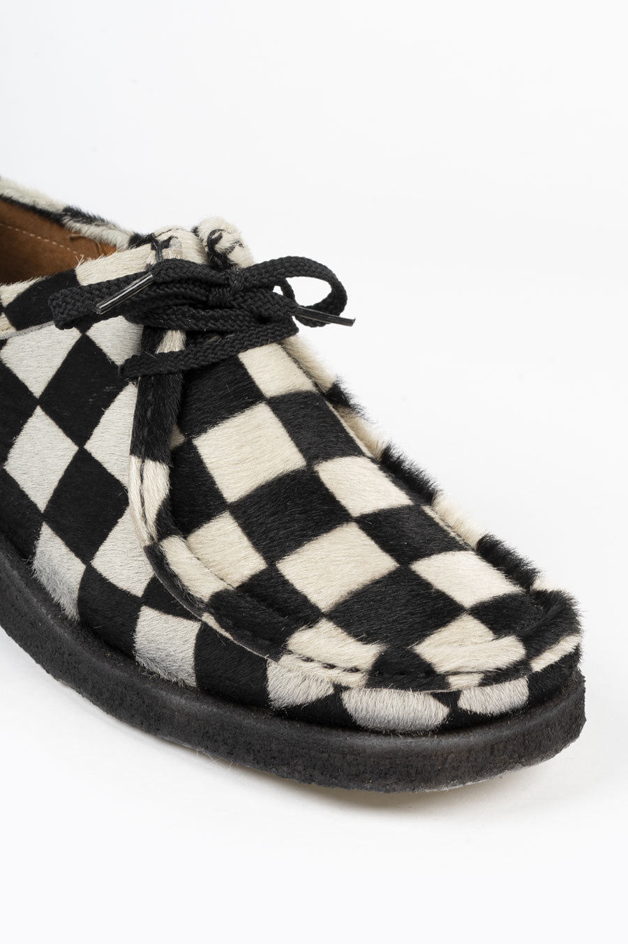 PADMORE & BARNES P204 BLK CREPE BLACK CHECKERBOARD