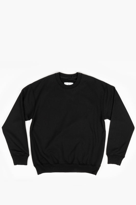 REIGNING CHAMP KNIT MID WT TERRY RELAXED FIT CREWNECK BLACK