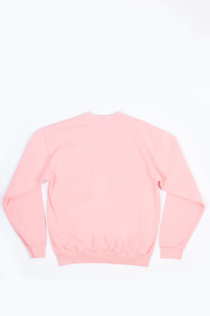 SPORTY AND RICH CLASSIC LOGO CREWNECK PINK