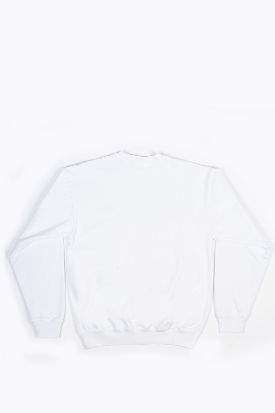 SPORTY AND RICH CLASSIC LOGO CREWNECK WHITE