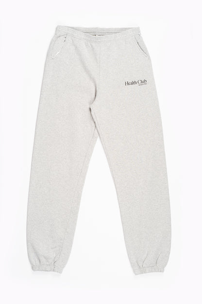 SPORTY AND RICH HEALTH CLUB SWEATPANTS HEATHER GRAY
