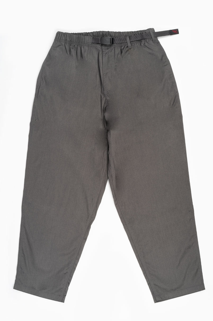 GRAMICCI GABRARDINE WIDE TAPERED PANTS CHARCOAL
