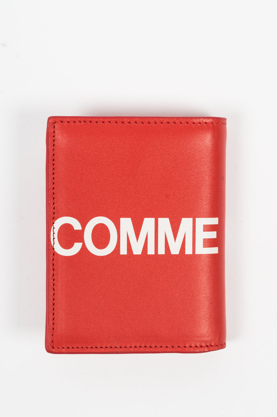 Comme des Garcons Wallet Huge Logo Wallet - Red
