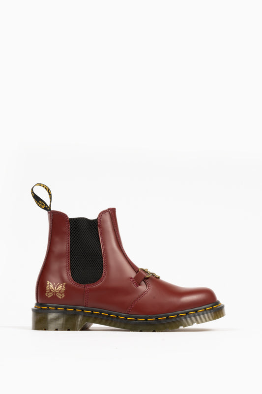 DR MARTENS 2976 SNAFFLE NEEDLES CHERRY RED SMOOTH