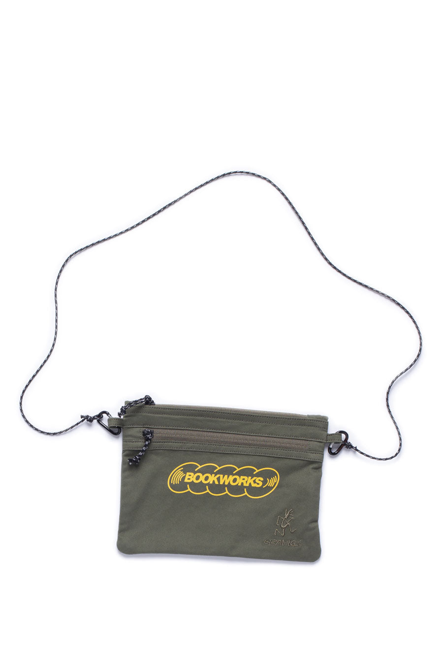 GRAMICCI X BOOK WORK LOGO SACOCHE BAG OLIVE
