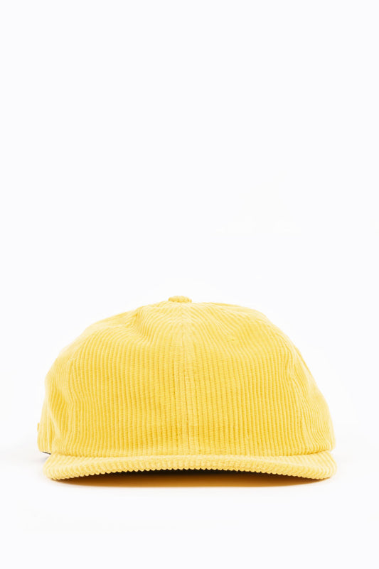 LITE YEAR GARMENT DYED 8 WALE CORD SIX PANEL CAP BUTTER