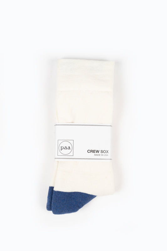 HOUSE OF PAA RECYCLED CREW SOX 2.5 BLUE