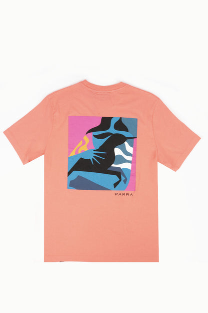 PARRA EMOTIONAL NEGLECT T-SHIRT FADED CORAL