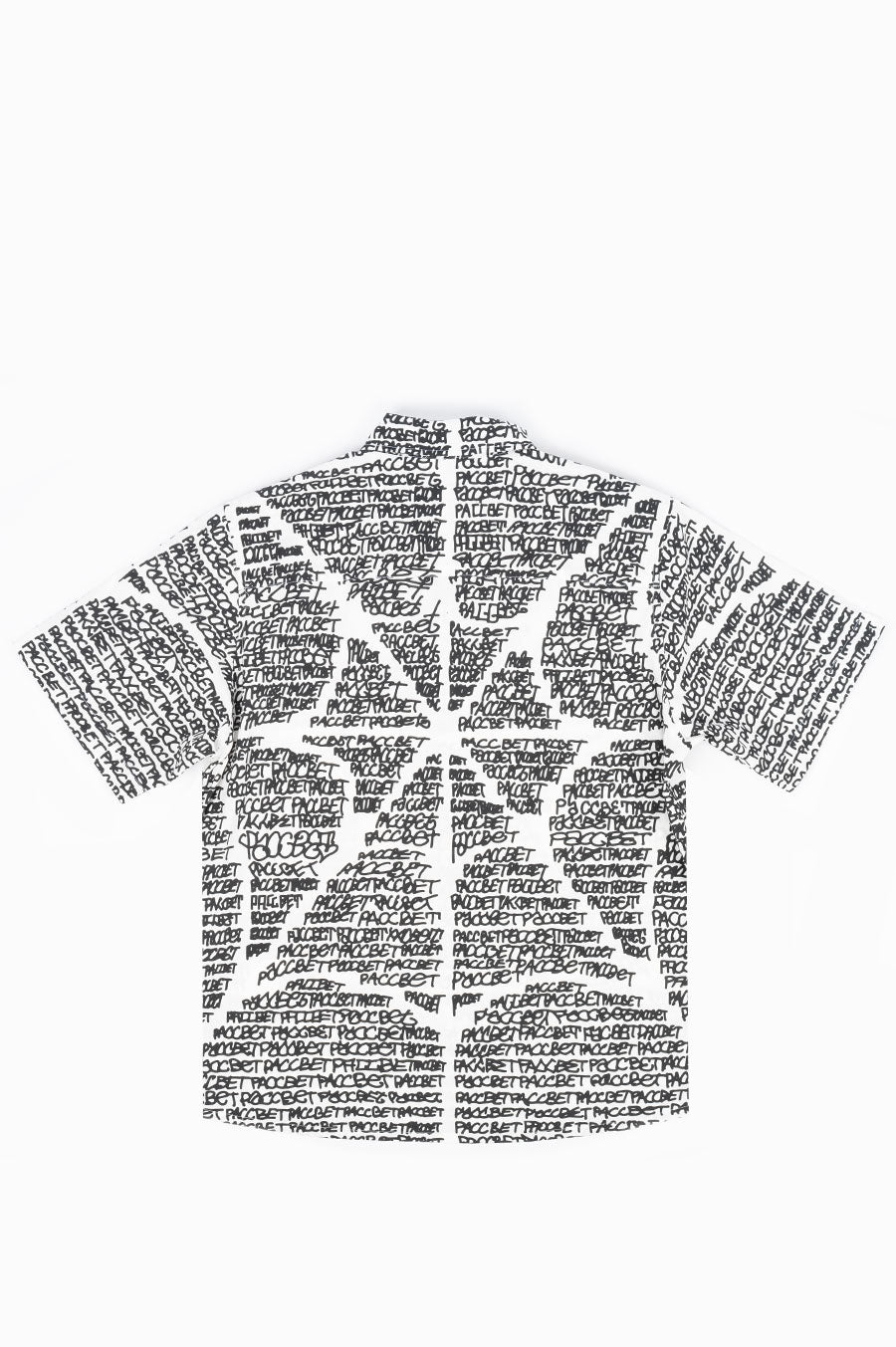 RASSVET VACATION SHIRT WOVEN BLACK WHITE