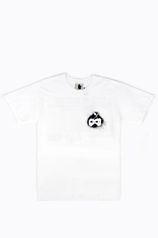 REAL BAD MAN REAL BAD APPLES S/S TEE WHITE