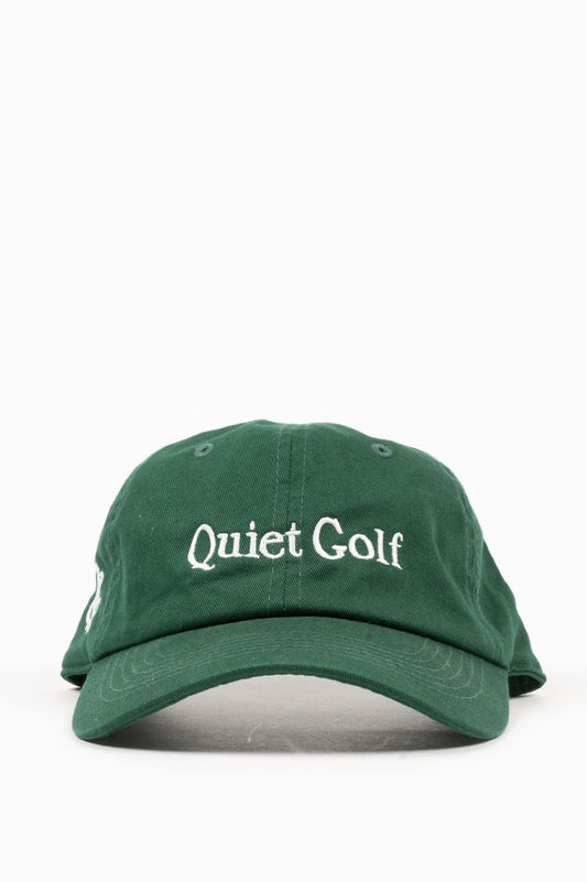 QUIET GOLF TYPEFACE HAT FOREST