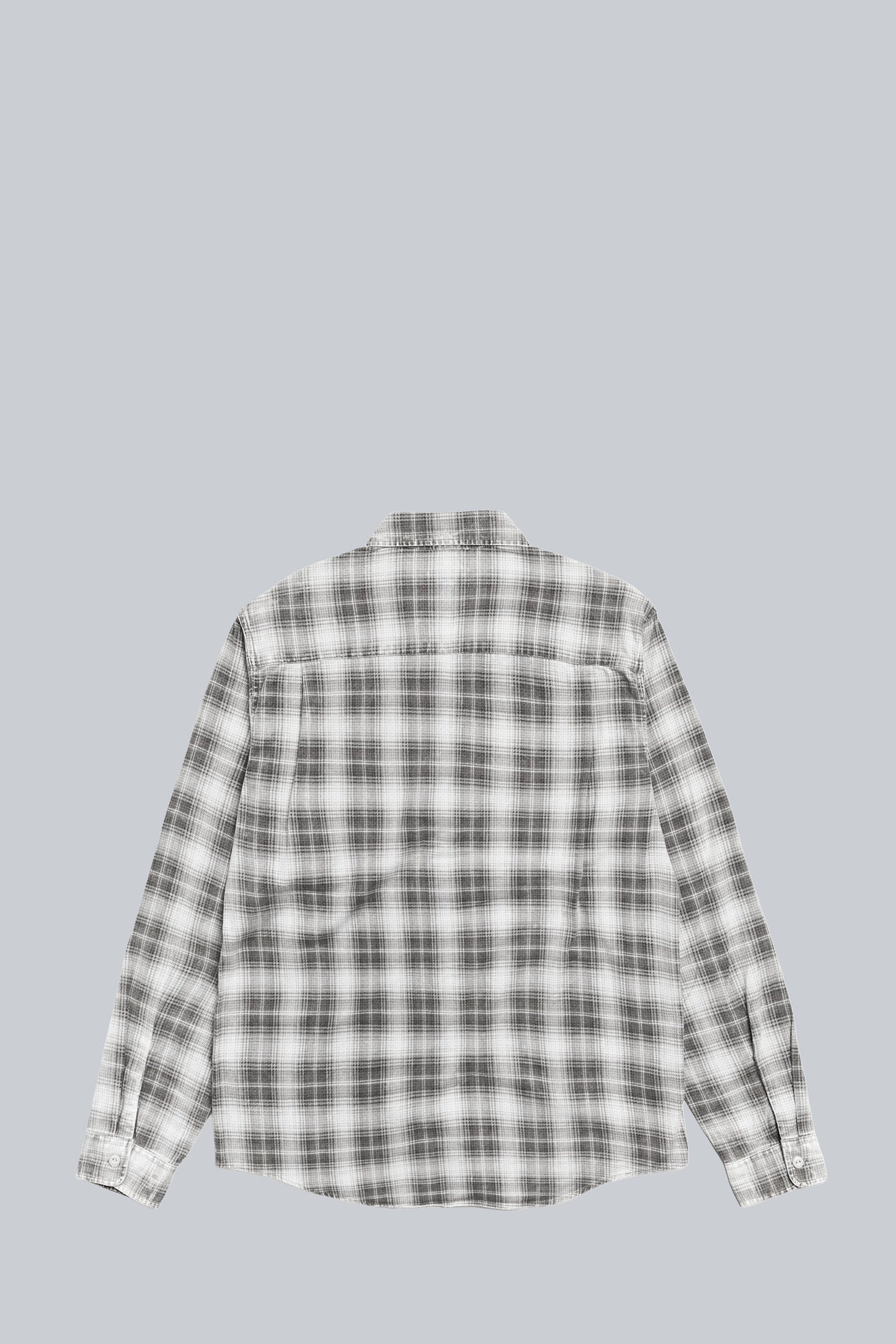 STUSSY DAX PLAID SHIRT GREY