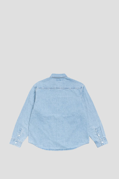 STUSSY WORK LIGHT DENIM SHIRT
