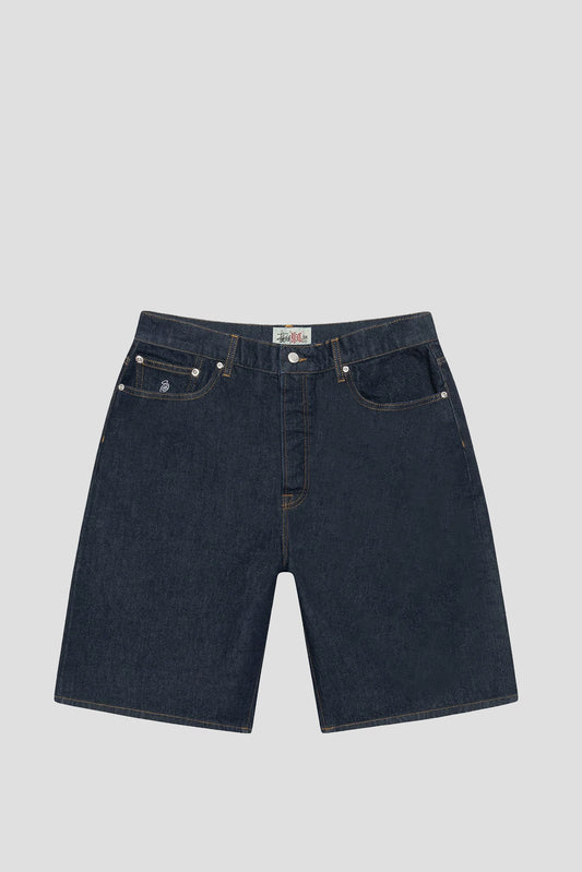 STUSSY BIG OL' SHORT RINSED INDIGO