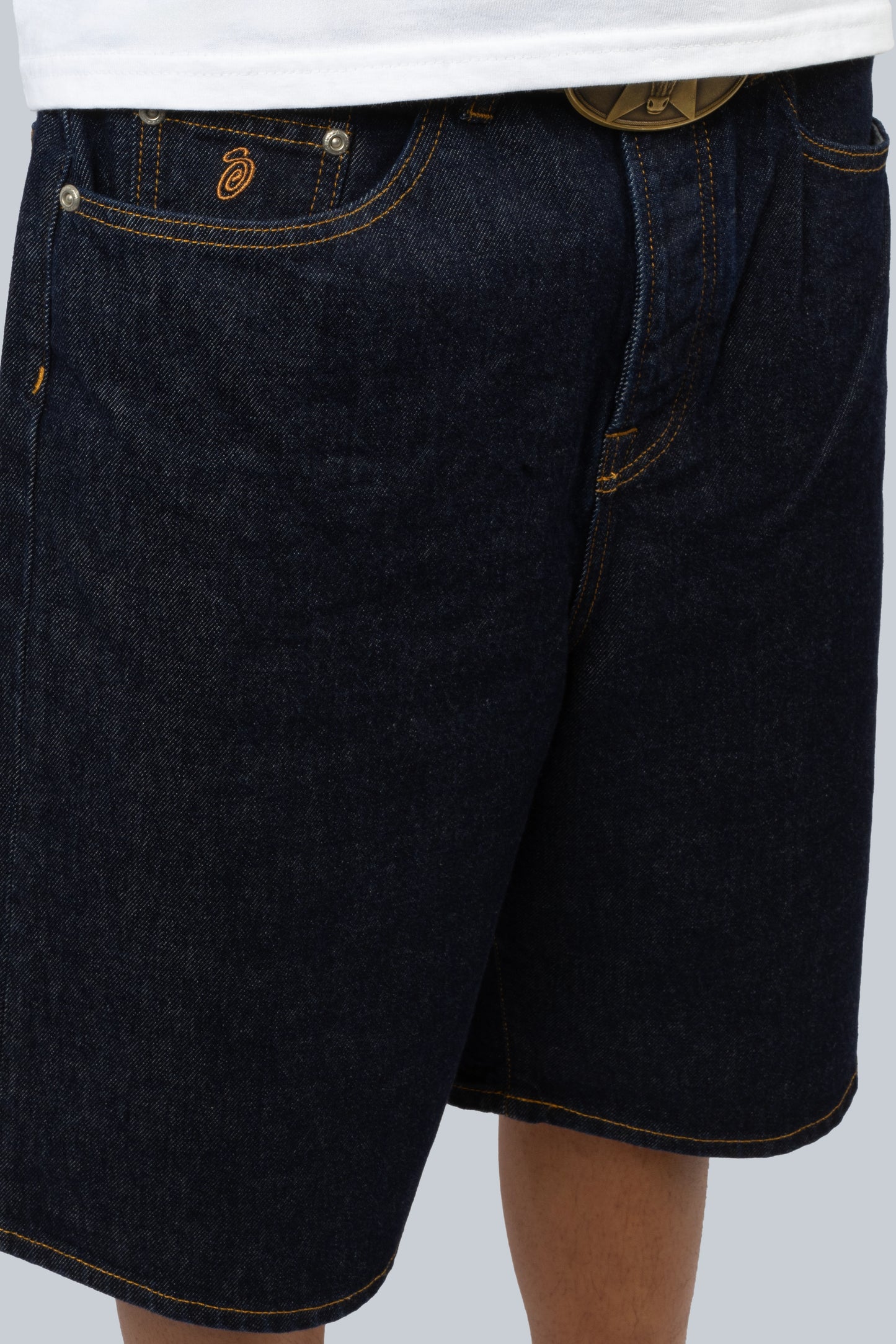 STUSSY BIG OL' SHORT RINSED INDIGO