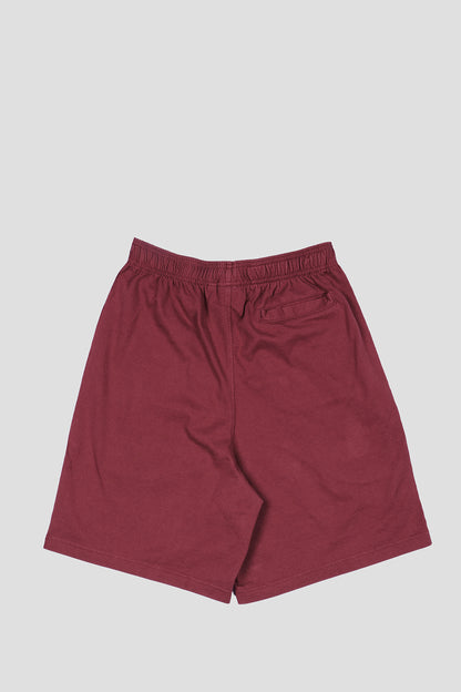 STUSSY STRIPE JERSEY SHORT BURGUNDY