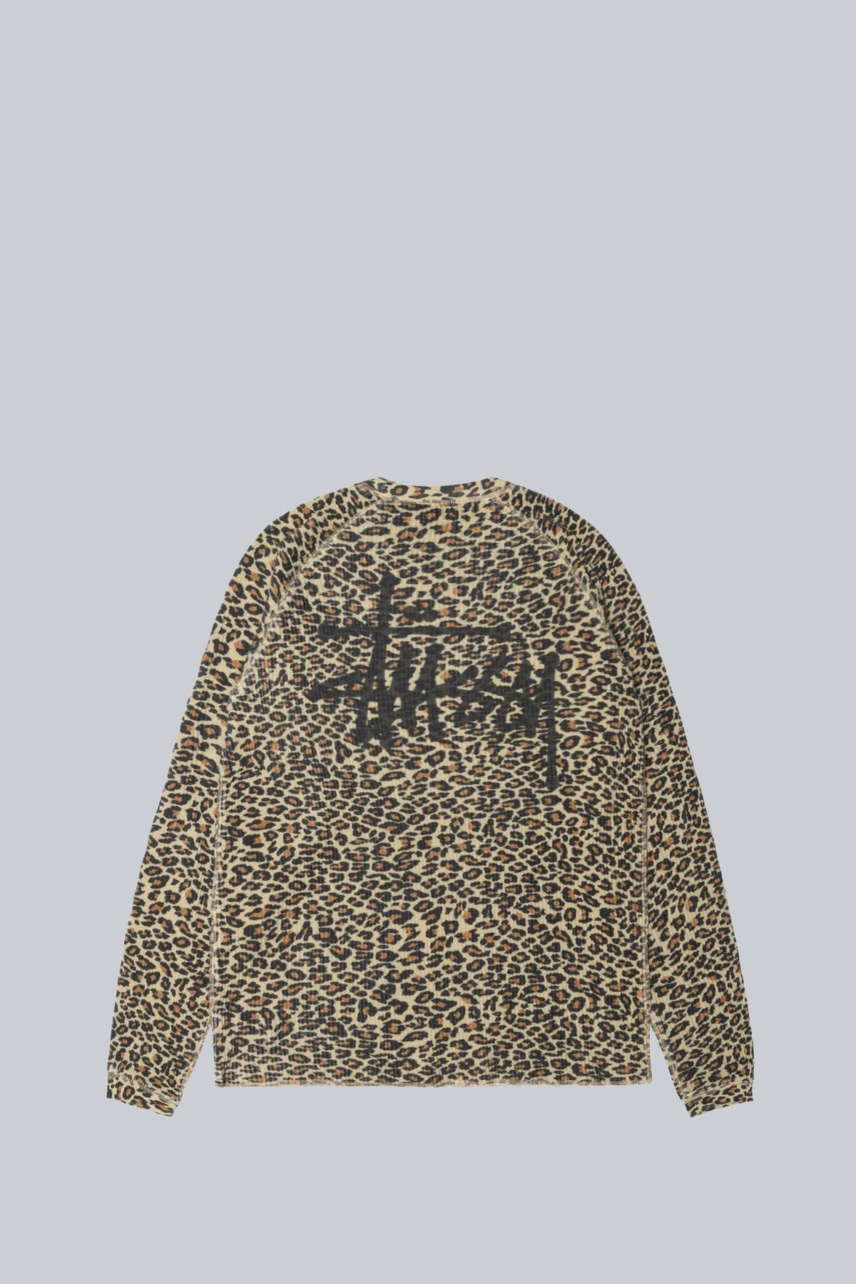 STUSSY RAGLAN THERMAL LONGSLEEVE LEOPARD