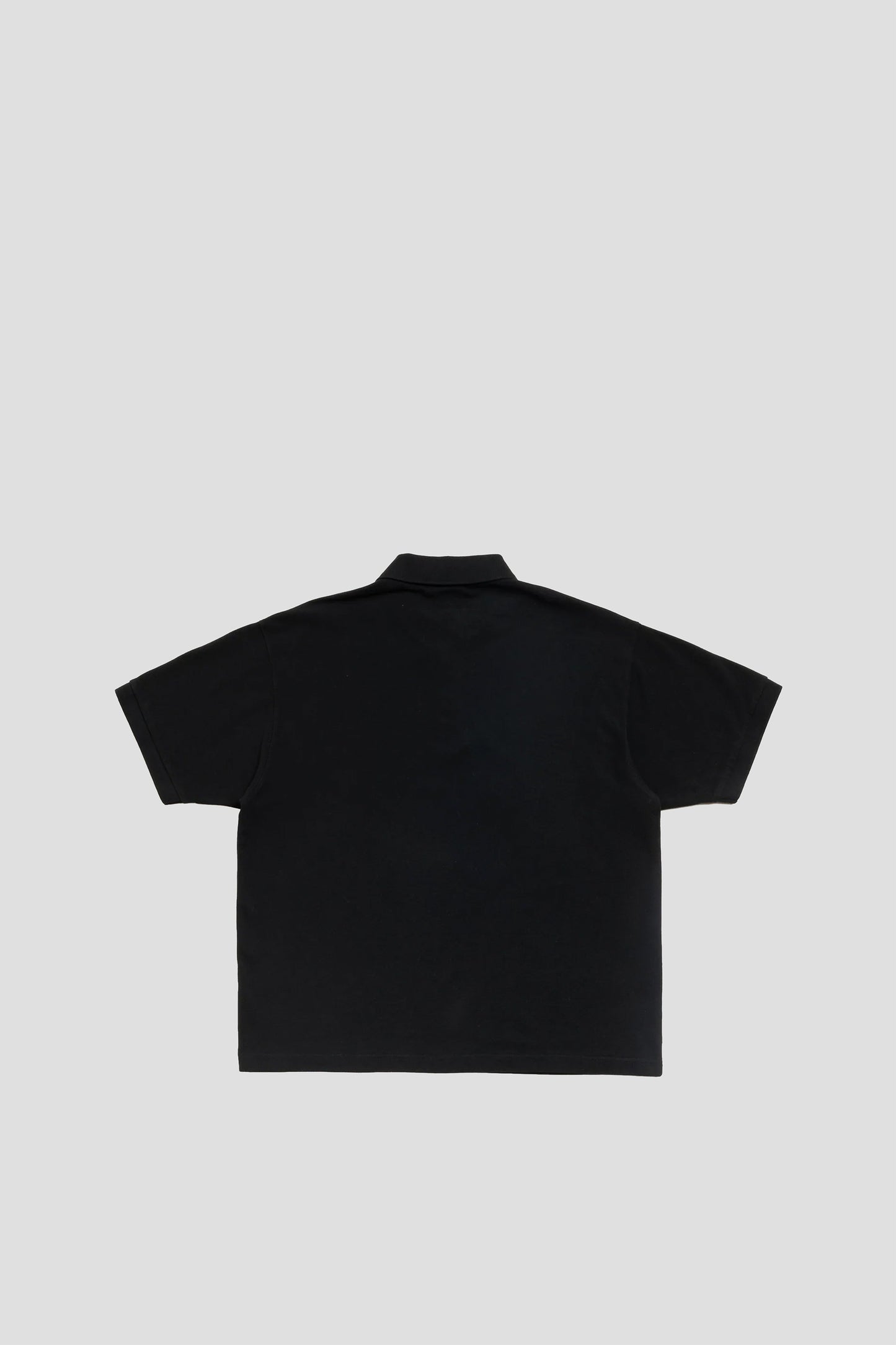 STUSSY CLASSIC PIQUE POLO BLACK
