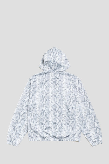 STUSSY ATHLETIC MESH ZIP HOOD SNAKE