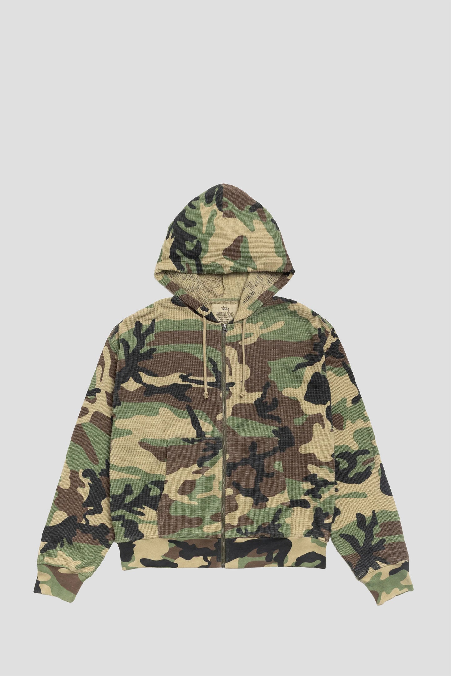 STUSSY LIGHTWEIGHT THERMAL HOOD CAMO