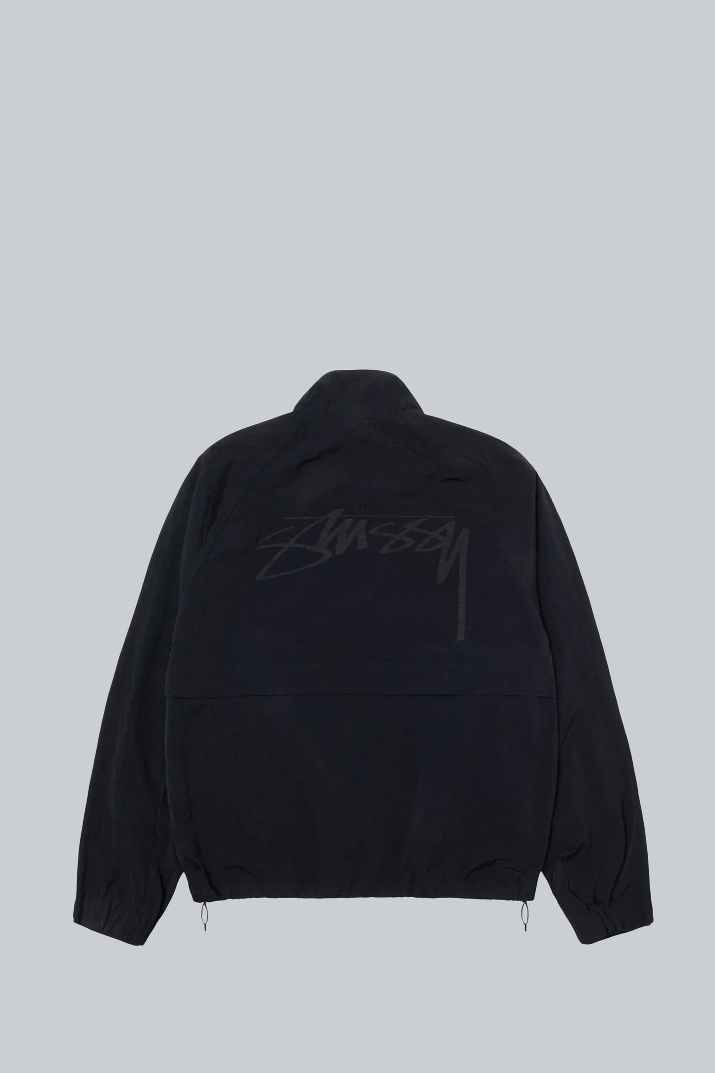 STUSSY WARM UP JACKET BLACK