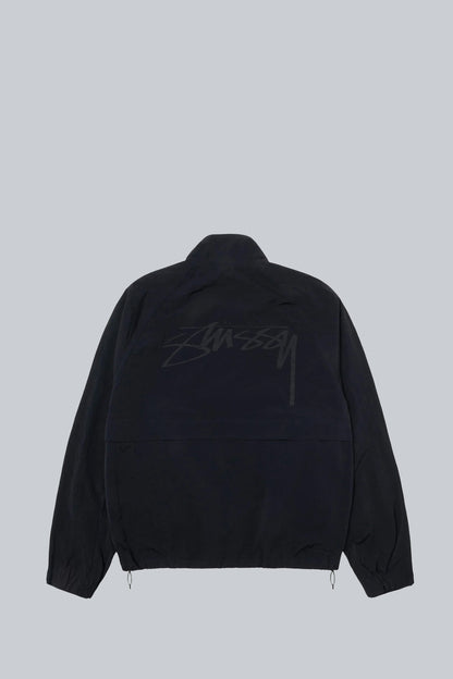 STUSSY WARM UP JACKET BLACK