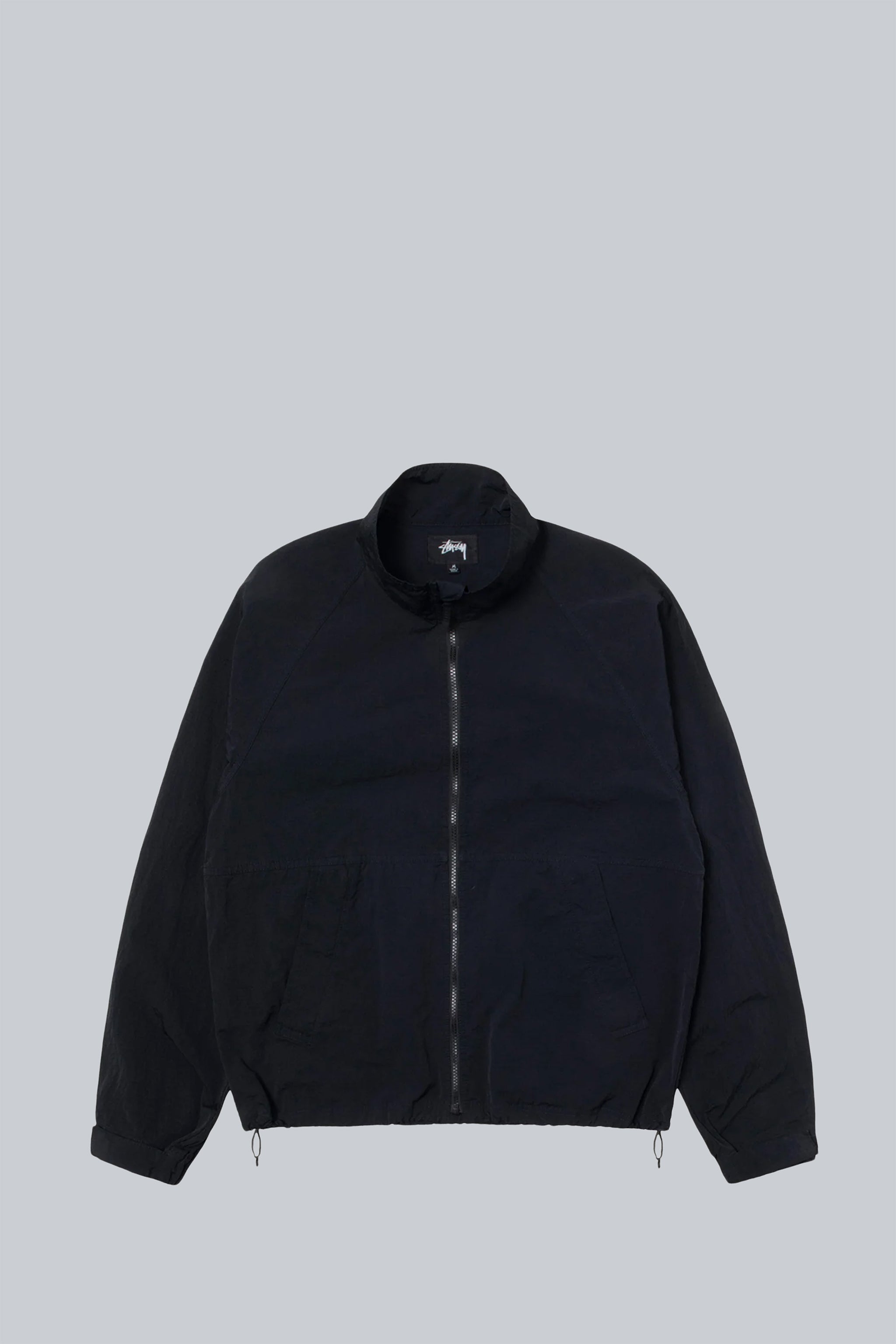 STUSSY WARM UP JACKET BLACK – BLENDS
