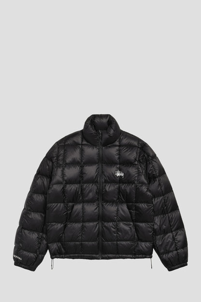 STUSSY MIDWEIGHT PUFFER JACKET BLACK