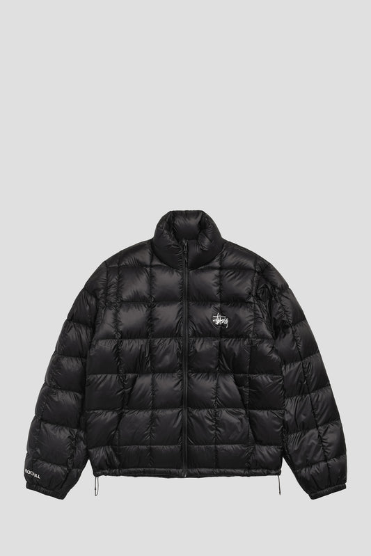 STUSSY MIDWEIGHT PUFFER JACKET BLACK