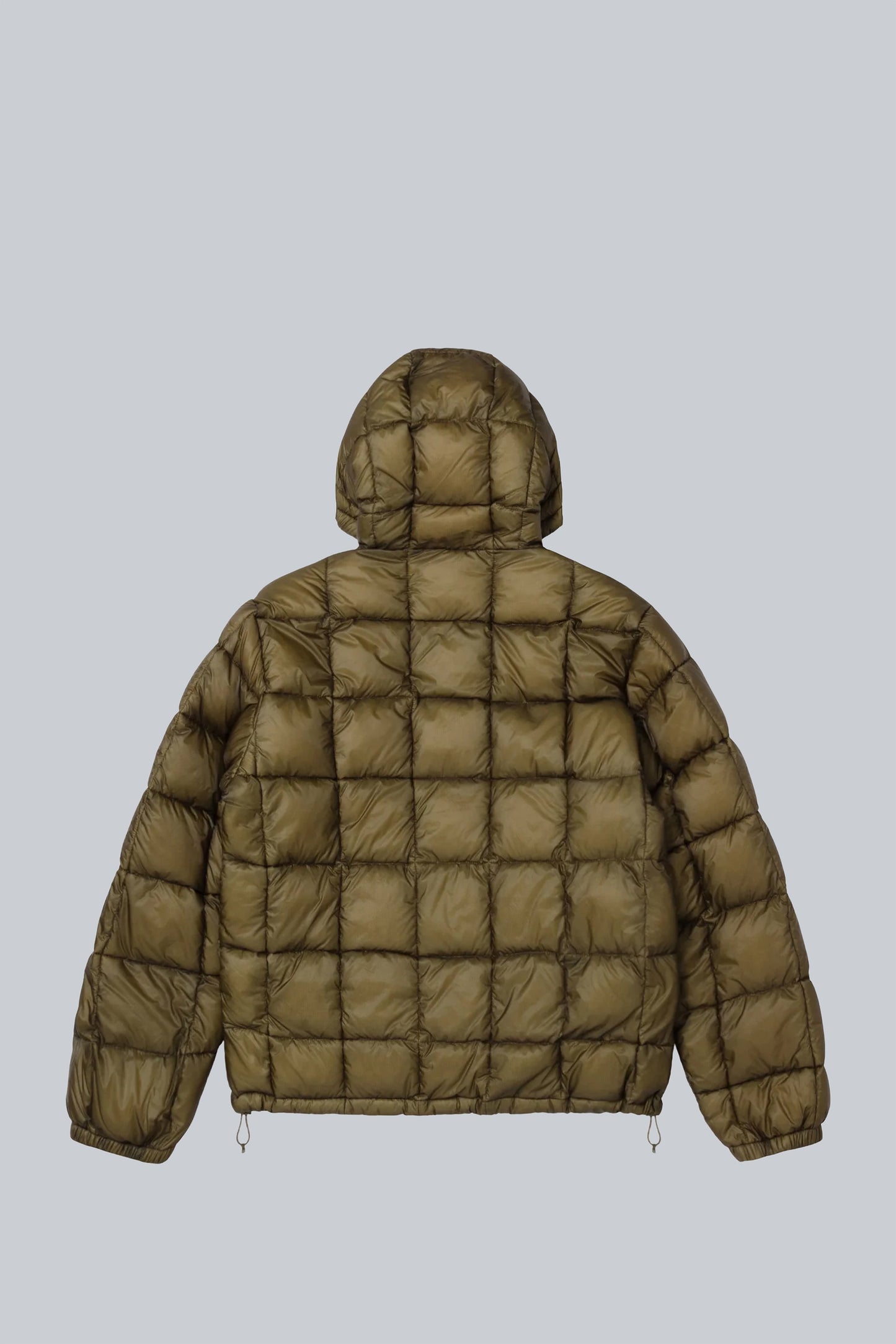 STUSSY MIDWEIGHT HOODED PUFFER JACKET OLIVE