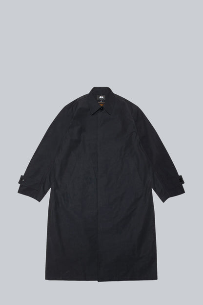 STUSSY ALL SEASON TRENCH BLACK
