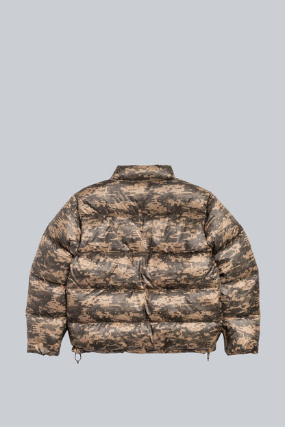 STUSSY MICRO RIPSTOP DOWN JACKET DIGI CAMO