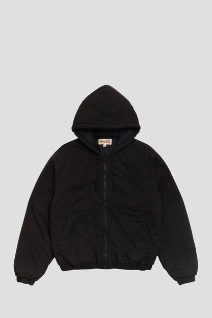 STUSSY RIPSTOP WORK JACKET BLACK