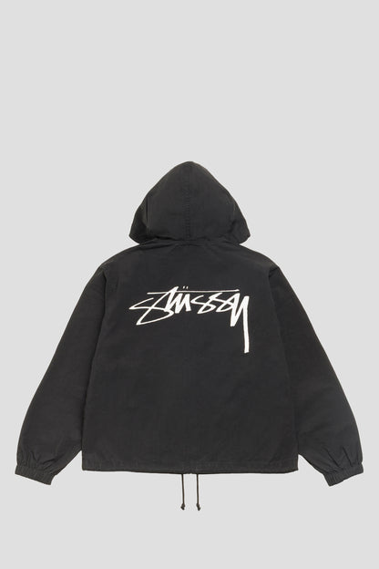 STUSSY BEACH SHELL COTTON WAX BLACK
