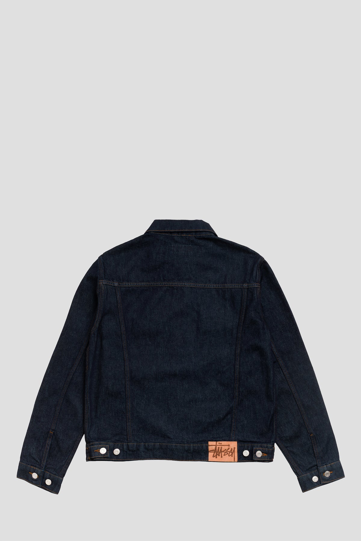 STUSSY TRUCKER DENIM RINSED INDIGO