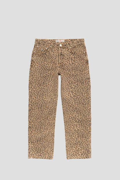 STUSSY NEW CLASSIC JEANS LEOPARD