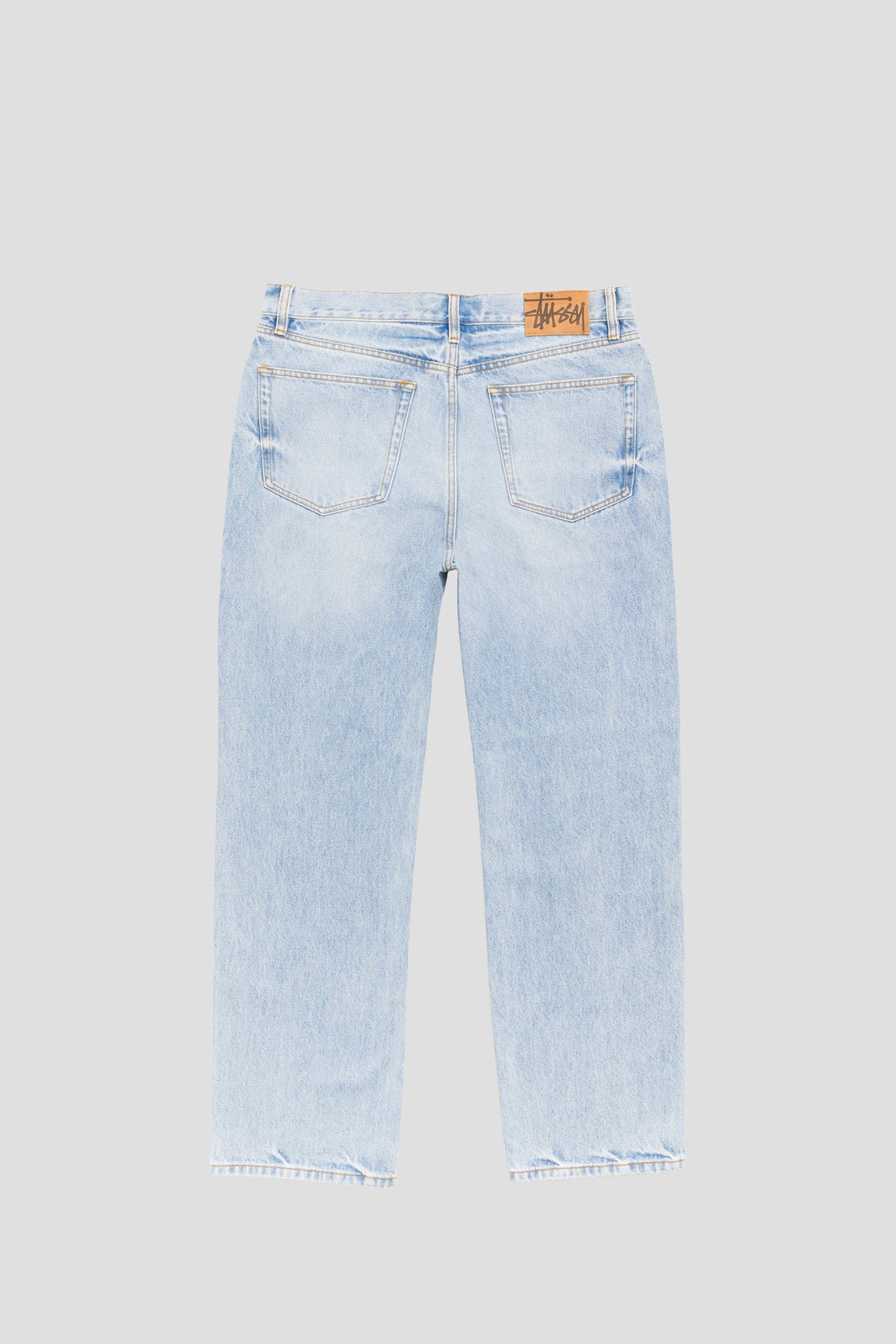 STUSSY NEW CLASSIC JEANS LIGHT WASH INDIGO